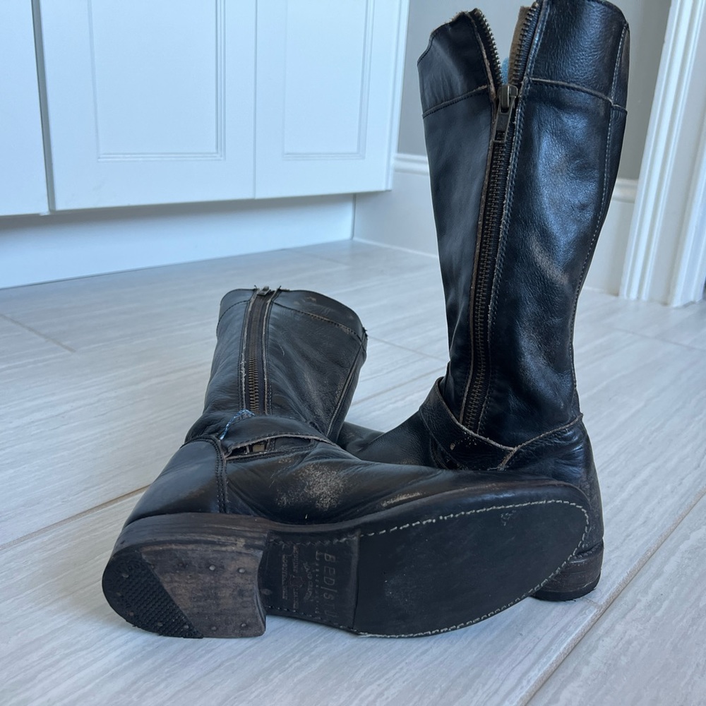Bed Stu Women’s Gogo Boot Black 100% Lesther